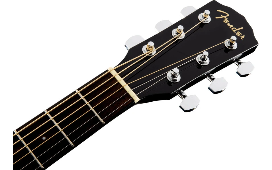 Fender CD-60SCE Dreadnought, Walnut Fingerboard, Black