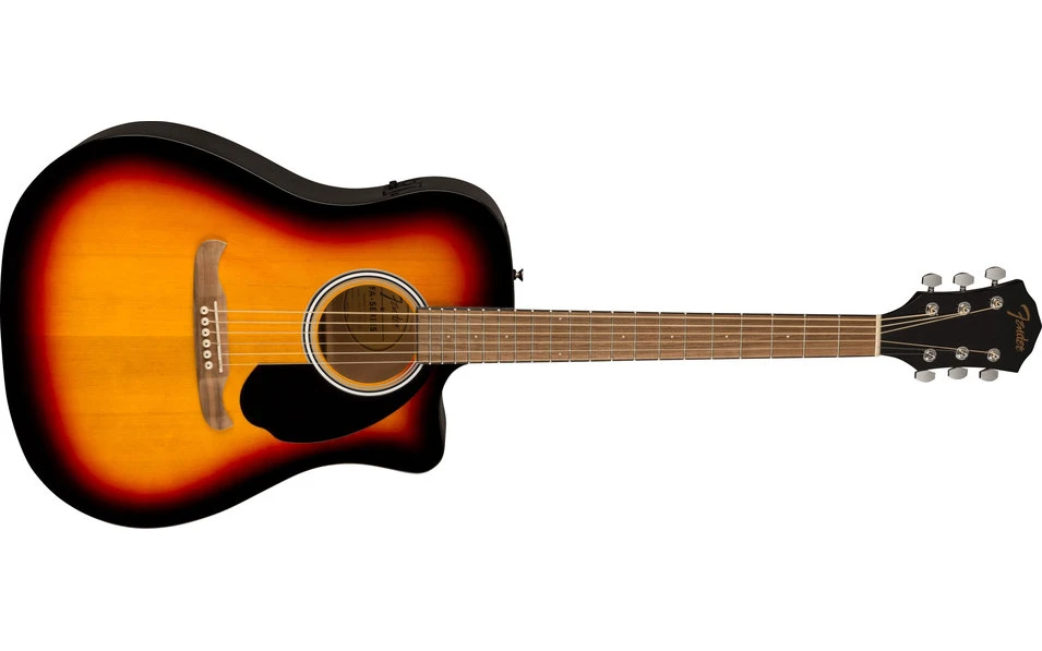 Fender FA-125CE Dreadnought, Walnut Fingerboard, Black