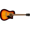 Fender FA-125CE Dreadnought, Walnut Fingerboard, Black