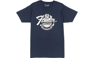 Fender World Wide Tee Vin Navy - L