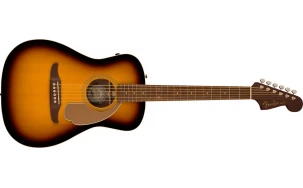 Fender Malibu Player, Walnut Fingerboard, Gold Pickguard, Sunburst