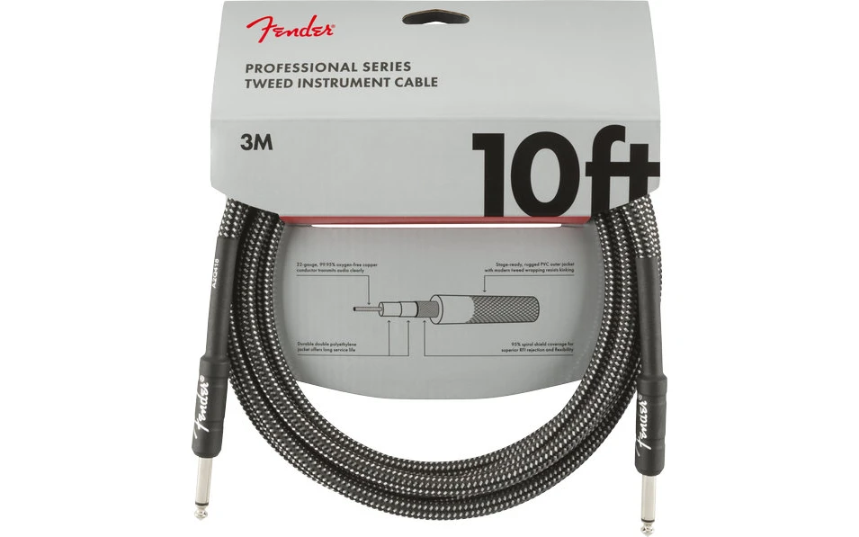 Fender PRO Gray Tweed, 6.3mm/6.3mm, 3m