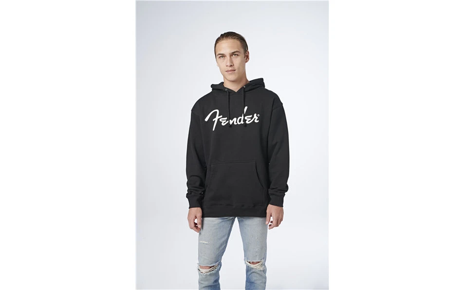 Fender Spaghetti Logo Hoodie Blk - M