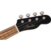 Fender Venice Soprano Uke, Walnut Fingerboard, Black