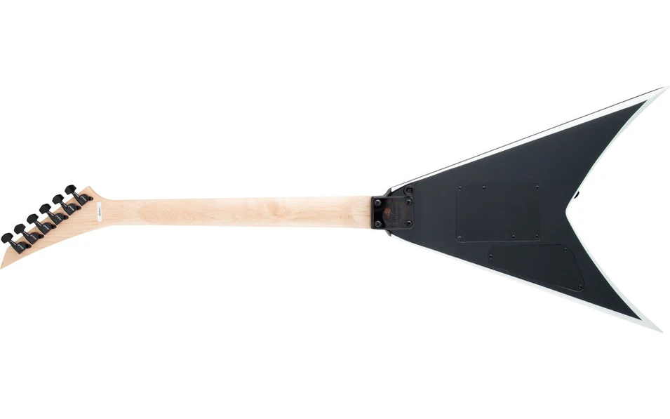 Jackson King V™ JS32, Black with White Bevels