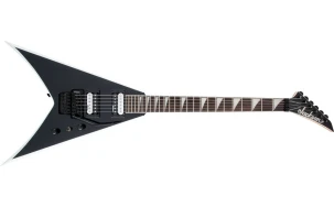 Jackson King V™ JS32, Black with White Bevels