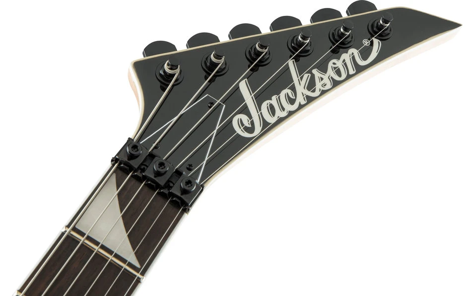 Jackson King V™ JS32, Black with White Bevels