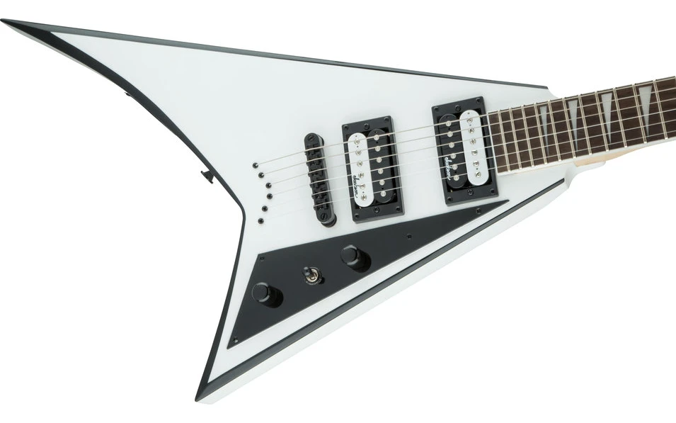 Jackson Rhoads JS32T, White with Black Bevels