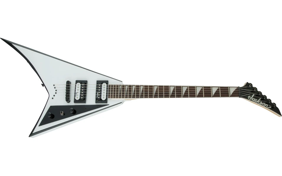 Jackson Rhoads JS32T, White with Black Bevels