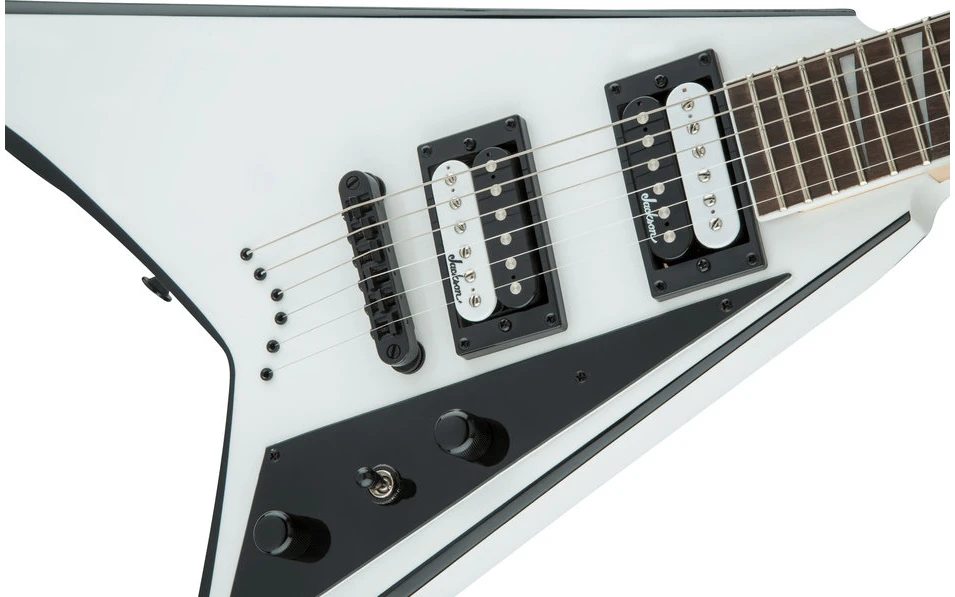 Jackson Rhoads JS32T, White with Black Bevels