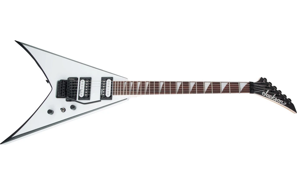 Jackson King V™ JS32, White with Black Bevels