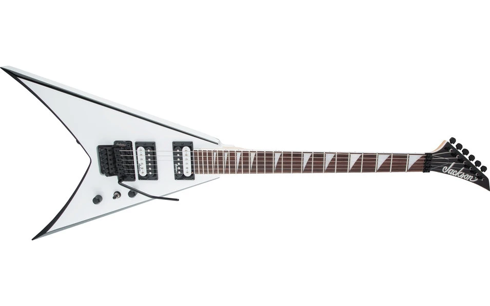 Jackson King V™ JS32, White with Black Bevels