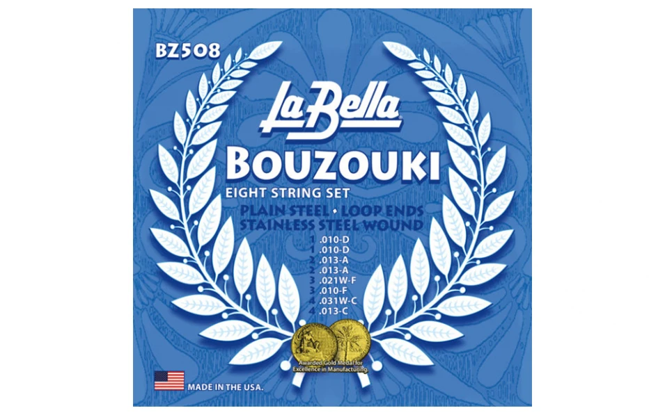 La Bella BZ508, Струни за бузуки 10-31