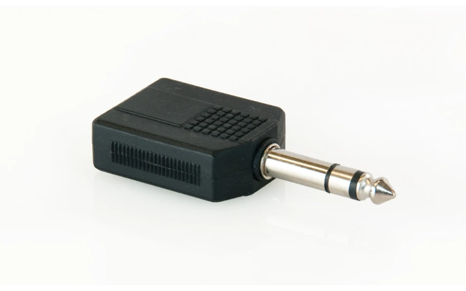 Master Audio HY1740, адаптер 2x 6.3mm / 6.3mm TRRS