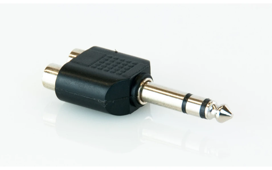 Master Audio HY1751, адаптер 2x RCA / 6.3mm TRRS