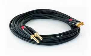 s.Cab PAC630-5, 2x RCA / 2x 6.3mm, 5m