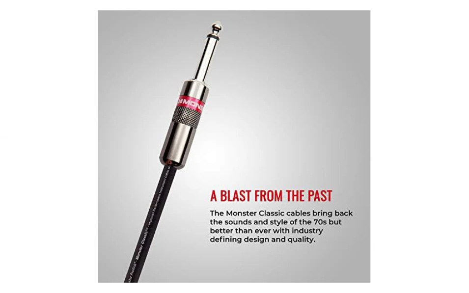 Monster Classic 1/4" 21ft - инструментален кабел - 6.4м