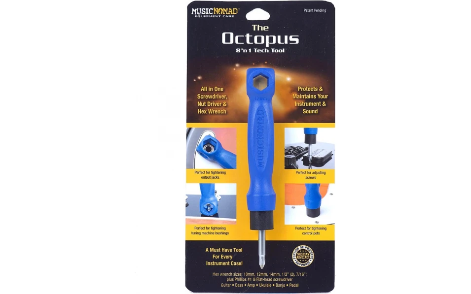 Music Nomad The Octopus 8 n 1 Tech Tool