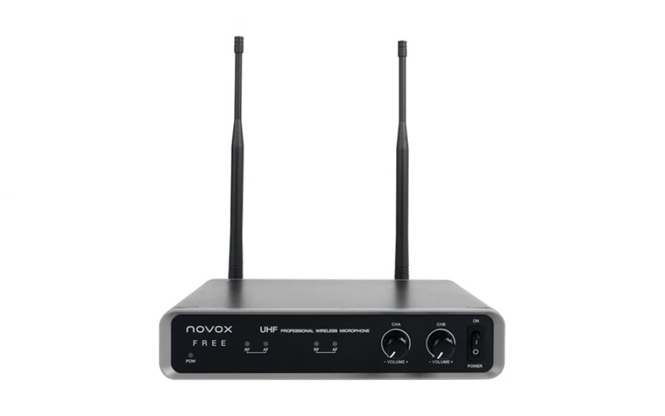 Безжичен микрофон Novox FREE H2, Двоен