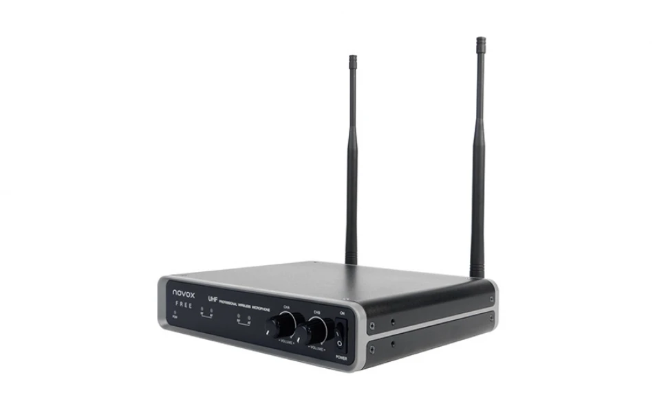 Безжичен микрофон Novox FREE H2, Двоен