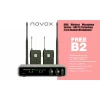 Novox FREE B2, Безжичен микрофон за глава, Двоен