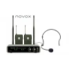 Novox FREE B2, Безжичен микрофон за глава, Двоен