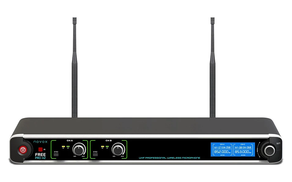 Безжичен микрофон Novox FREE PRO H2, Двоен