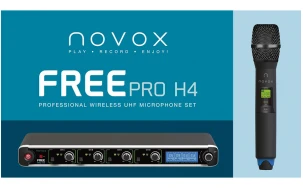 Безжичен микрофон Novox FREE PRO H4, 4 канален