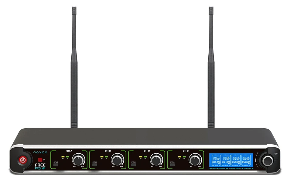 Безжичен микрофон Novox FREE PRO H4, 4 канален