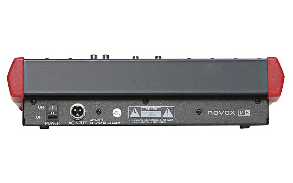 Аудио миксер Novox M8, 6 канала, Вградени ефекти, Bluetooth/MP3