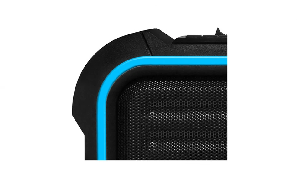 Активна караоке тонколона Novox Mobilite Blue, 6.5", 60W, Синя/Черна
