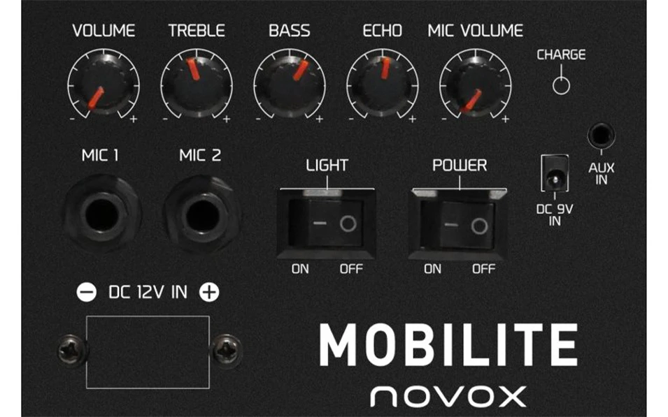 Активна караоке тонколона Novox Mobilite Green, 6.5", 60W, Зелена/Черна