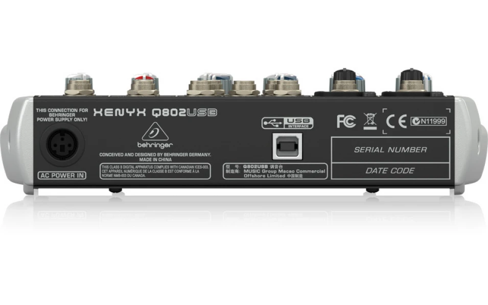 BEHRINGER Xenyx Q802 USB