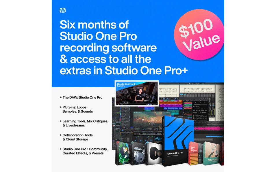 Presonus AudioBox GO™ Creator Bundle, Black