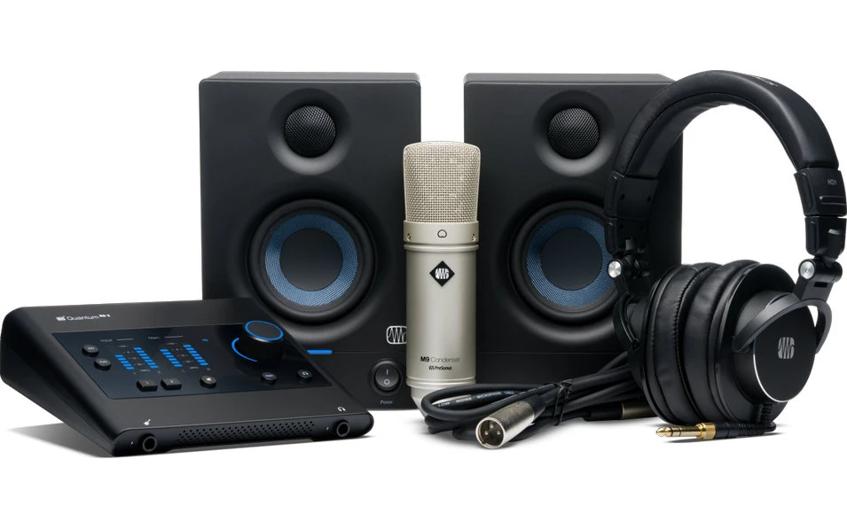 Presonus Quantum ES 2 Ultimate Bundle, Black