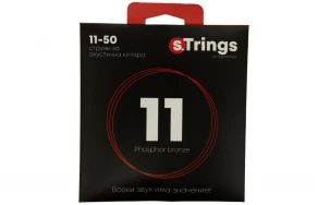 s.Trings SMА-011PB, Струни за акустична китара 11-50, Phosphor Bronze