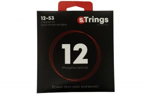 s.Trings SMА-012PB, Струни за акустична китара 12-53, Phosphor Bronze
