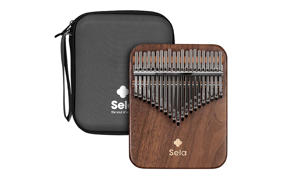 Sela - калимба 21 - Black Walnut Solid