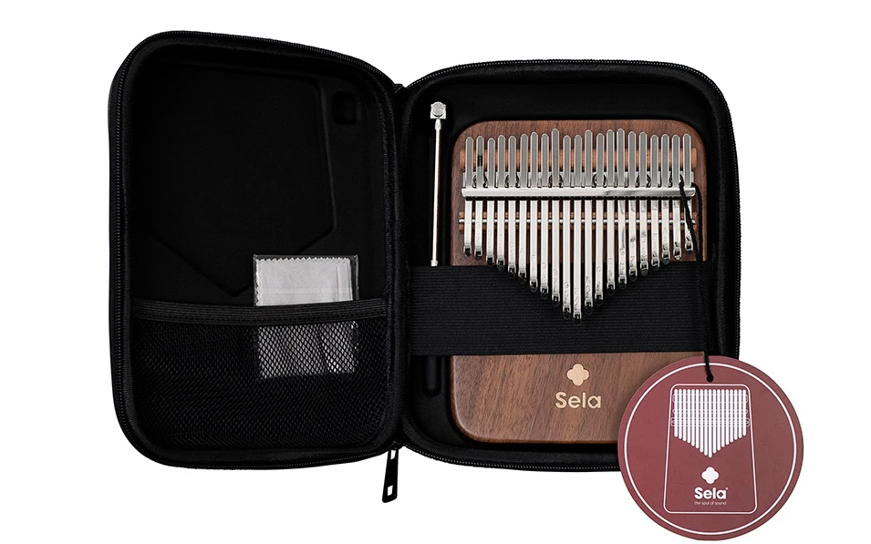 Sela - калимба 21 - Black Walnut Solid