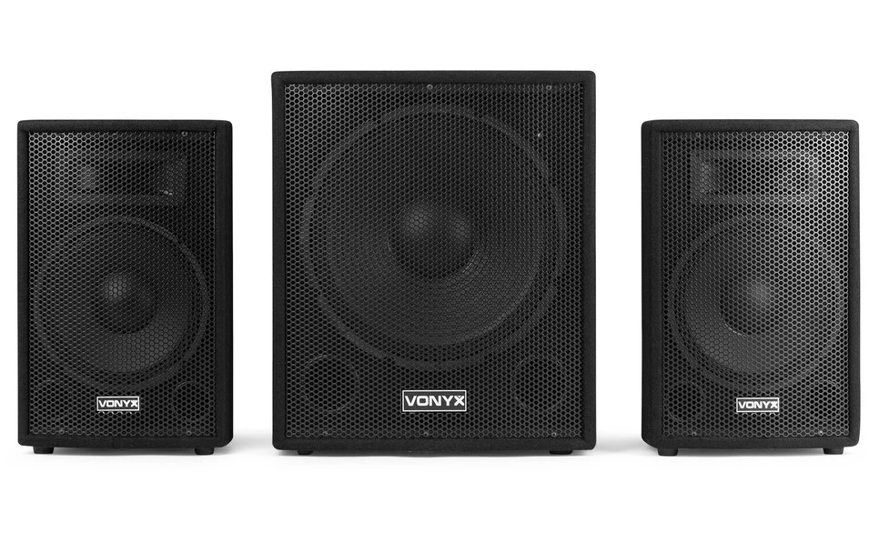 Vonyx VX1015BT 2.1 Активна система за озвучаване, 15", 1000W