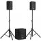 Vonyx VX0812BT 2.1 Активна система за озвучаване, 12", 800W