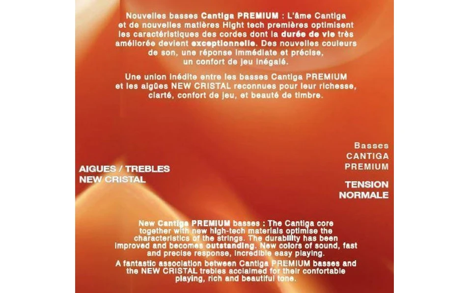Savarez 510CRP New Cristal Cantiga Premium, Струни за класическа китара, Нормално напрежение