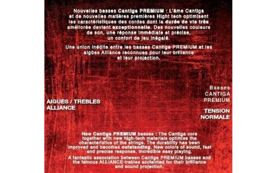 Savarez 510ARP Alliance Cantiga Premium, Струни за класическа китара, Нормално напрежение