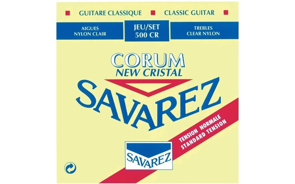 Savarez 500CR New Cristal Corum, Струни за класическа китара, Нормално напрежение