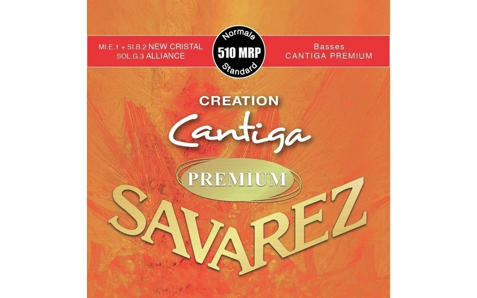 Savarez 510MRP Cretation Cantiga Premium, Струни за класическа китара, Нормално напрежение